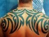 Large shoulder tribal design